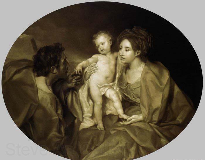 Anton Raphael Mengs The Holy Family Norge oil painting art